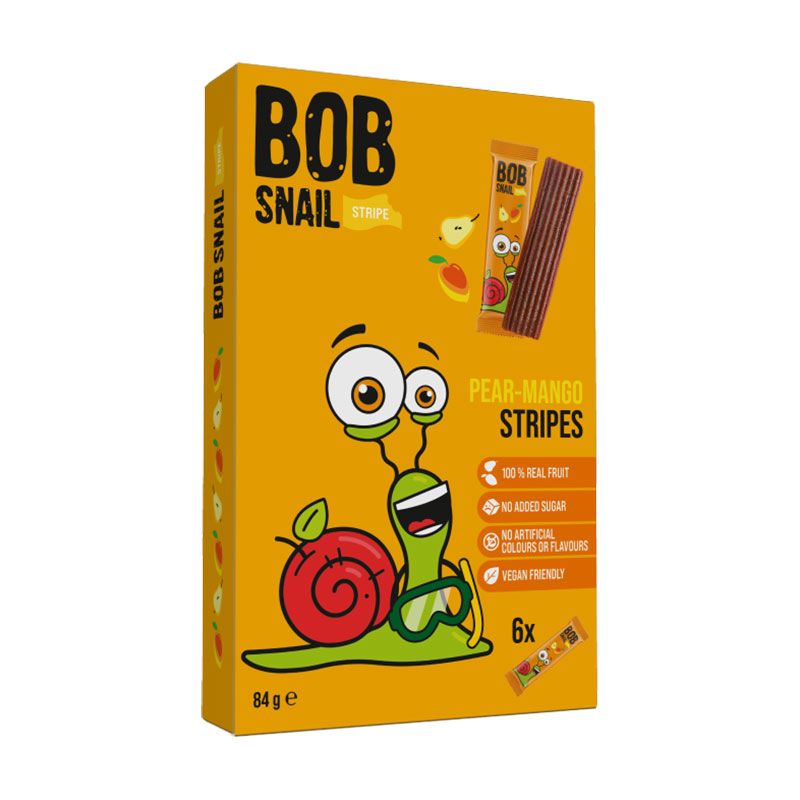 Страйпси Bob Snail Груша-манго, 6*14 г